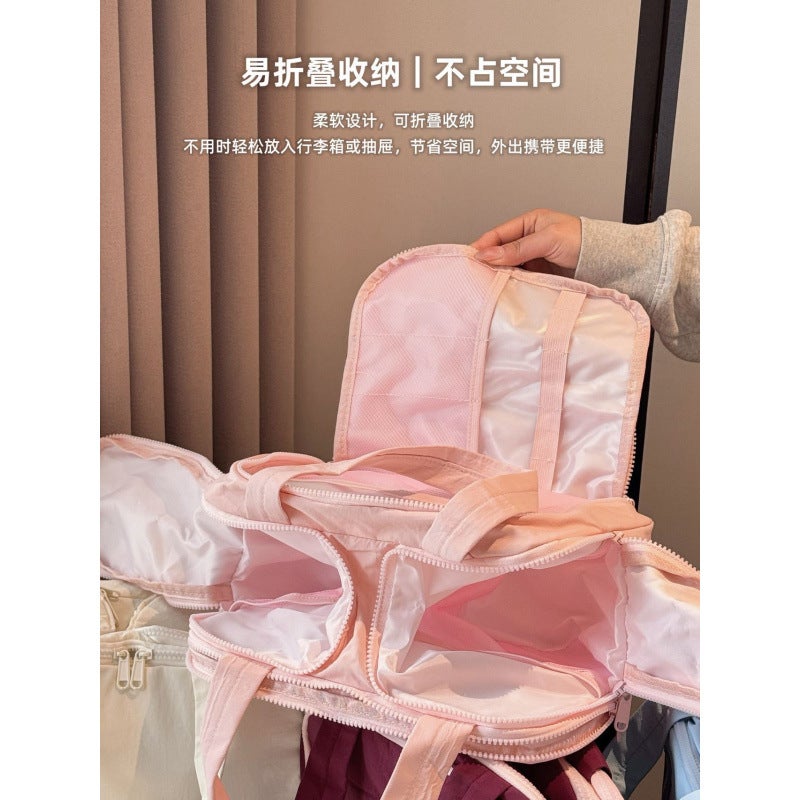 Double Wide Opening Large Capacity Cosmetic Bag Women'S High-End Travel Portable Toiletries Portable Storage Bag - Image 2